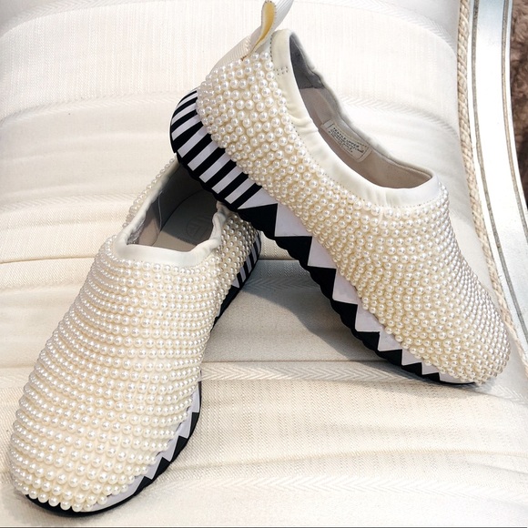 Tory Burch Shoes - TORY BURCH Tory Sport Pearl Slip-On Sneakers